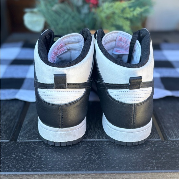 Nike Women's Dunk High Black and White Sneakers - Picture 3 of 6